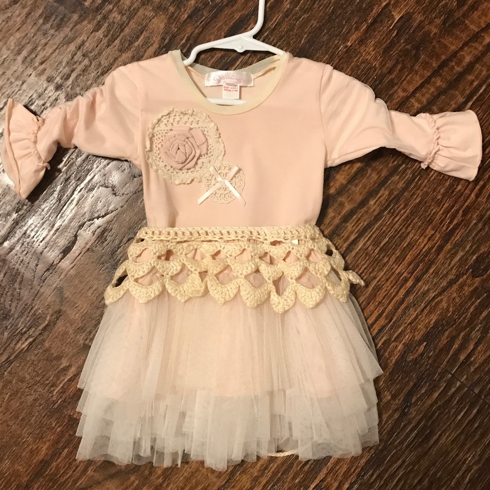 Dollcake Light Pink Dress with Detachable Belt
